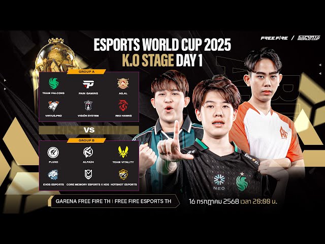 🔴 [TH] Esports World Cup : Knockout Stage Day 1