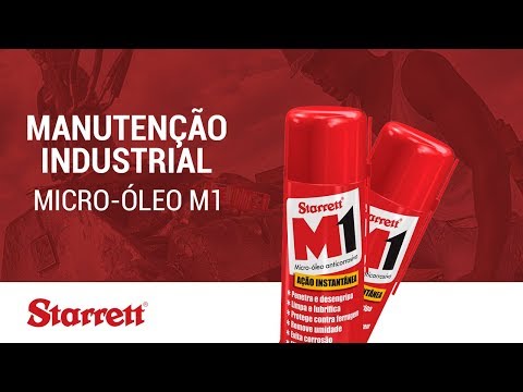 Micro Óleo Spray M1 Anticorrosivo 300ml Starrett - Vídeo explicativo