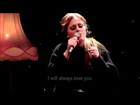 Adele - Lovesong (OFFICIAL VIDEO LYRICS) Live from Tabernacle, London
