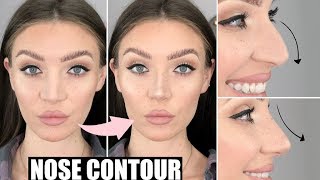 The 'Nose Job' Nose Contour | How to Contour a Big + Crooked Nose