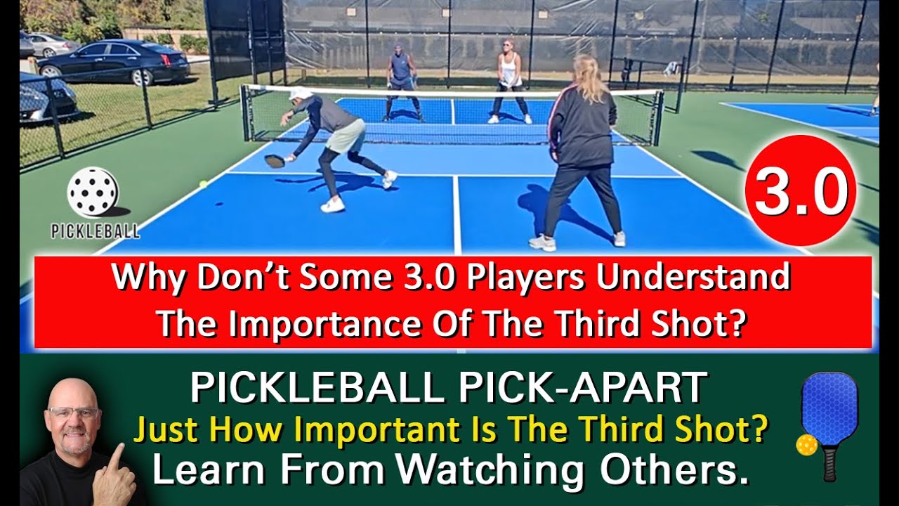 Pickleball! Are You Making The Same Mistakes These Players Are Making With Their Third Shots?