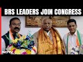 Two BRS leaders Venkatesh Netha Borlakunta And Manne Jeevan Reddy Join Congress