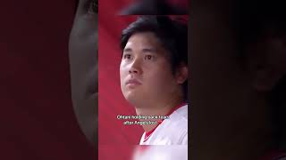 Ohtani after the Angels blew a 9th inning lead 😭