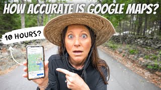 WALKING ACROSS AN ENTIRE STATE (putting Google Maps to the test)