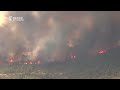 Villagers flee as winds fan wildfire in eastern Spain  - 00:56 min - News - Video