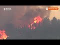 Villagers flee as winds fan wildfire in eastern Spain