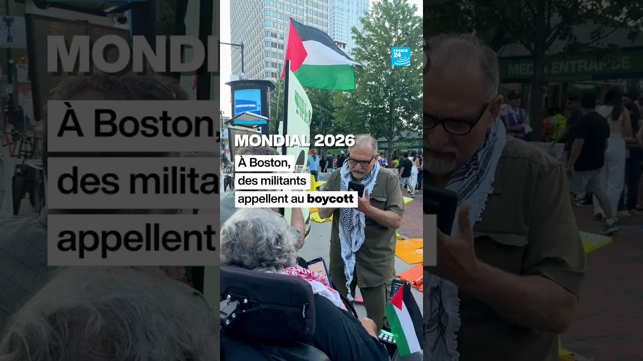 "Intolérable" : à Boston, des militants appellent au #boycott de la #Coupedumonde • FRANCE 24