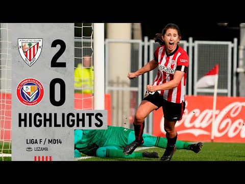 HIGHLIGHTS | Athletic Club 2-0 Levante Las Planas | Liga F 2022-23 MD14
