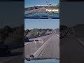 Hero jumps into action after semi loses tire on turnpike #foxnews #news #shorts #viral
