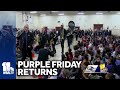 Ravens kick off Purple Fridays ahead of playoffs