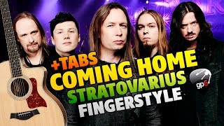 Stratovarius - Coming Home (Fingerstyle Guitar Cover With Free Tabs)