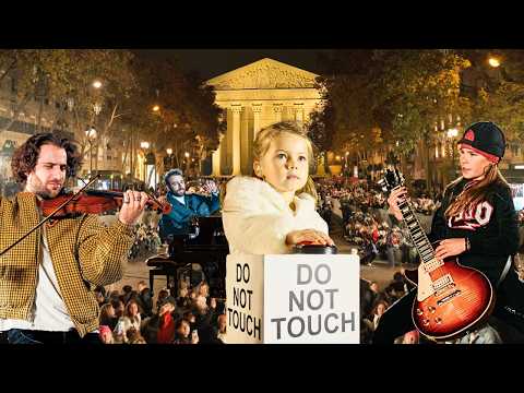 The BIGGEST Flashmob Ever: Carol of the Bells with 100 Musicians in Paris!!