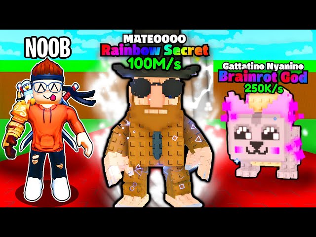 Ho usato LA FORTUNA INFINITA per SBLOCCARE OGNI NUOVO BRAINROT su ROBLOX STEAL A BRAINROT!!