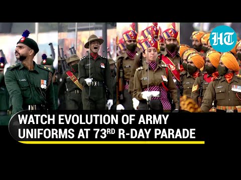 How army uniforms evolved since 1950s: Spectacular display by six contingents at R-Day parade