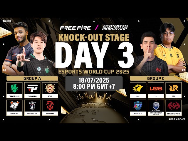[HINDI] Esports World Cup 2025 | Knockout Stage | Day 3