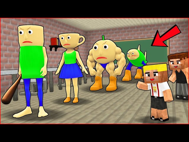 BRAİNROT KARAKTERLERİ BALDİ ÖĞRETMENİ ÇILDIRTTI! 😂 - Minecraft