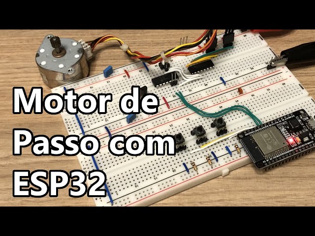 MOTOR DE PASSO COM ESP32