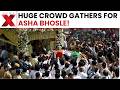 Asha Bhosle Last Rites: Massive Crowd Fills Mumbai Streets | Visuals