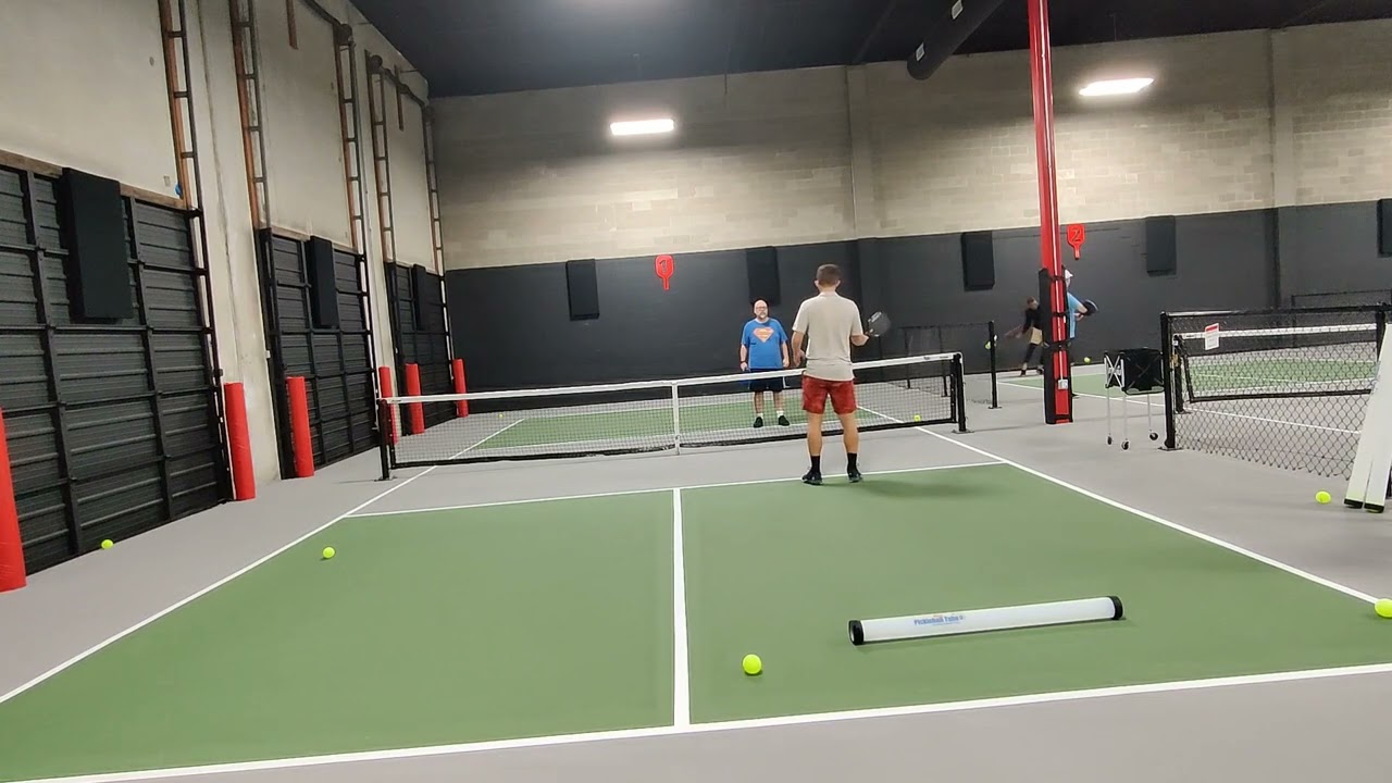 Pickleball Superman Improves his Volleys