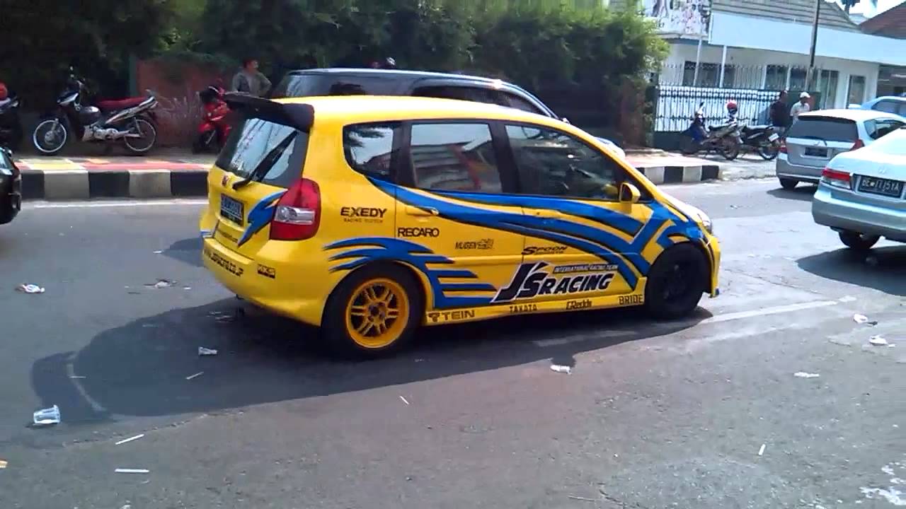 Js Racing Muffler Di Honda Jazz Idsi By Modifikasi Mobil