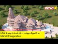 HDK Accepts Invitation to Ayodhya | Ram Mandir Inauguration | NewsX
