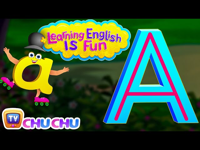 Learning English Is Fun™ | Alphabet “A” | ChuChu TV Phonics & Words Learning For Preschool Children