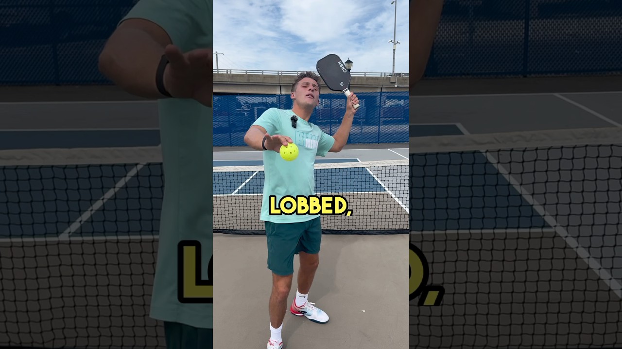 Never Get Lobbed Again With These 2 Tips! #pickleballtips #pickleball #shorts