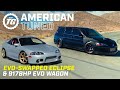 Driving Mitsubishi Tuner Legends: Evo-Swapped Eclipse and 917hp Lancer Evo IX Wagon | American Tuned