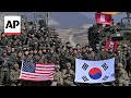 South Korea and US militaries conduct annual combined live-fire exercises