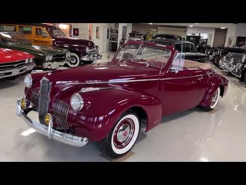 video 1940 LaSalle Custom-Bodied Convertible Coupe