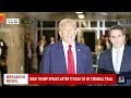 Trump says presidential immunity is imperative as court adjourns  - 05:46 min - News - Video