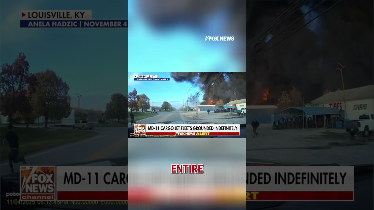 UPS grounds fleet of plane involved in deadly Louisville crash #shorts #foxnews #news #fox