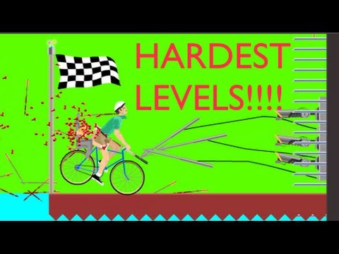 HARDEST LEVELS! HAPPY WHEELS MADNESS! - Smashpipe Games