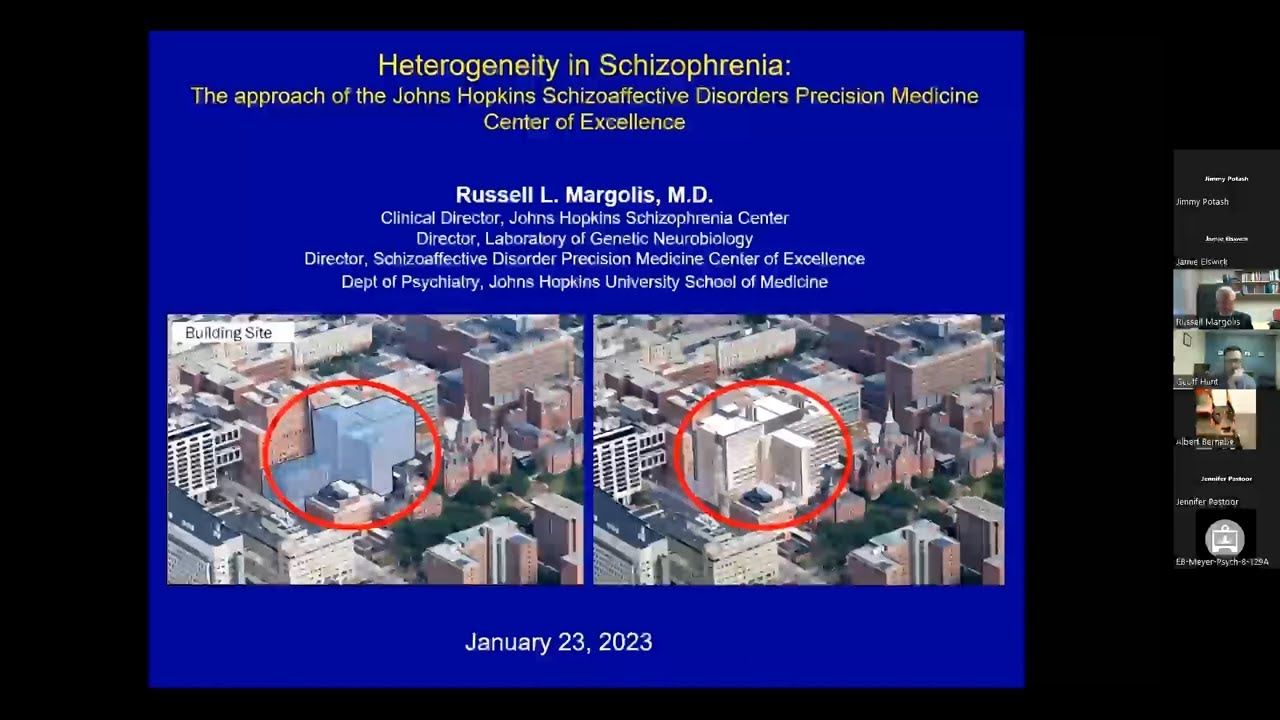 Johns Hopkins Psychiatry Grand Rounds | Schizoaffective Disorders Precision Medicine