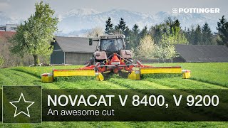 NOVACAT V 8400 / V 9200 mower combinations – Highlights