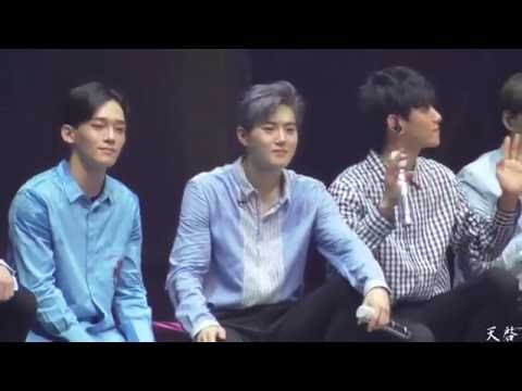 160722 Acoustic Medley + 유성우 LADY LUCK FULL in EXO'rDIUM SUHO focus