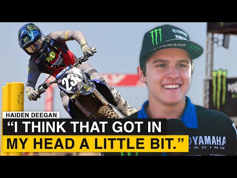 I think that got in my head a little bit. | Haiden Deegan on Hangtown