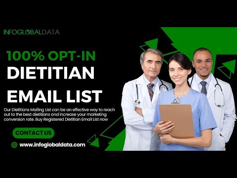 Connect with Dietitians and Boost Sales Using Dietitian Email List