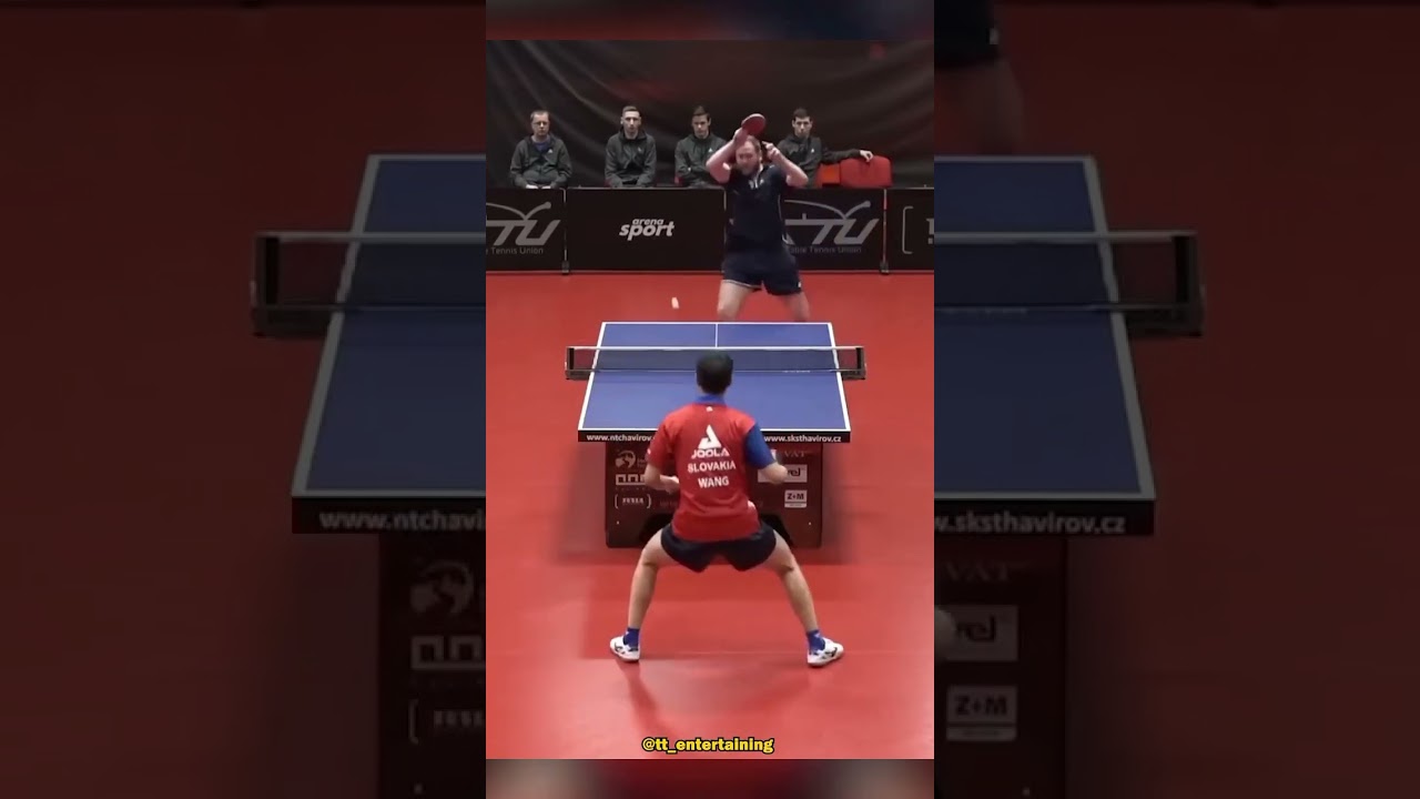 Who will be trying this on the pickleball court? ✋ #tabletennis #tabletennishighlights