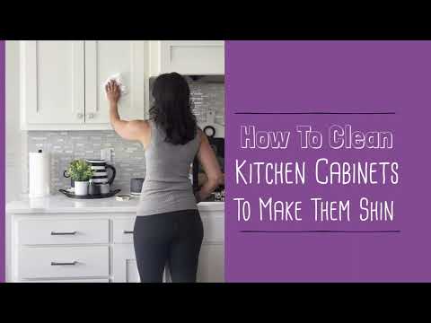 How To Clean Kitchen Cabinets To Make Them Shine