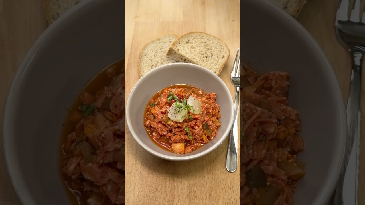 Gothaj vyprošťovaci salat🍺 (Utopenec style) #ostravskygastrošef #recepty #hrcprchotovo #gothaj