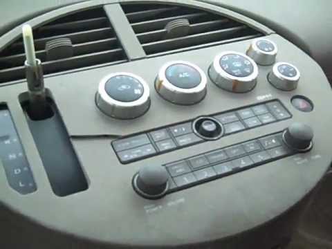 Nissan quest car stereo removal #1