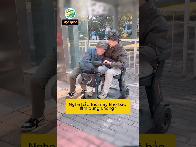 Ông già đi xe điện phá làng phá xóm quá mà #shorts
