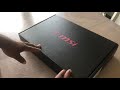 Unboxing The MSI GL63 Gaming Laptop