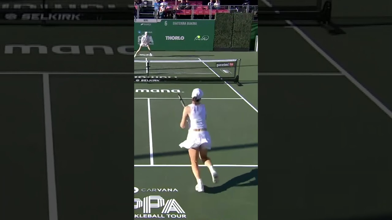 Genie Bouchard CAN PLAY PICKLEBALL! WOW #propickleball #pickleball #tennis #sports