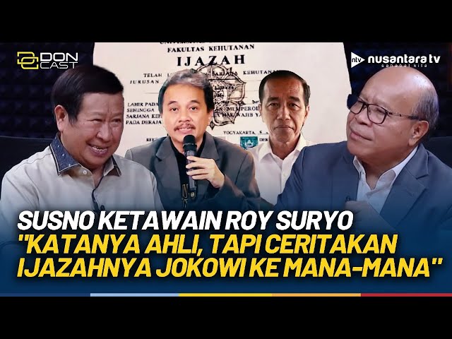 [FULL] Kasus Ijazah Jokowi, Susno Ketawa ke Roy Suryo: Katanya Ahli Tapi Cerita ke Mana-mana | NTV