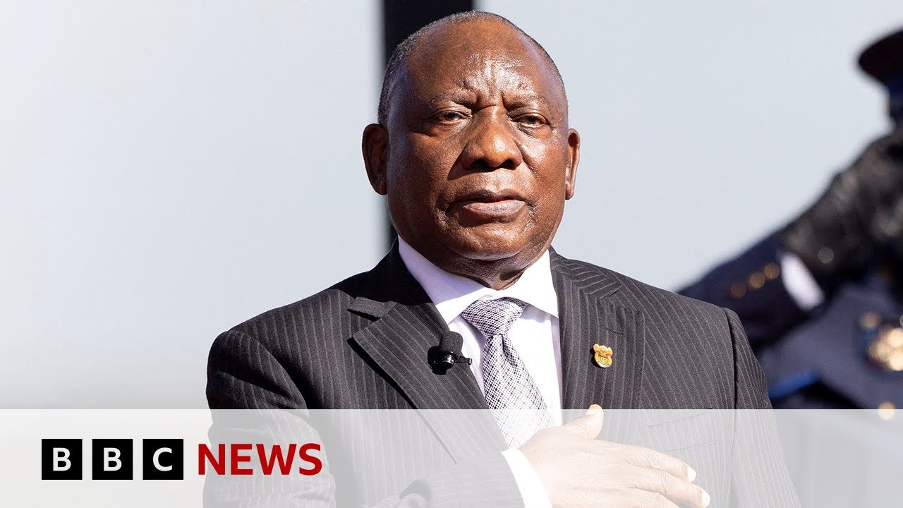 South Africa's President Cyril Ramaphosa vows 'new era' at inauguration | BBC News