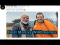 Twitter erupts in jokes &amp; memes after PM Modi features in Man vs Wild