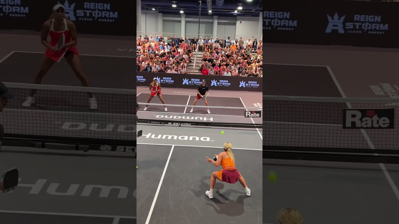 INSANE PICKLEBALL 💥 How did Hayden Patriquin and Hurricane Tyra Black win this?!