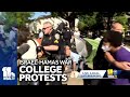 Maryland collegians sympathize for war protesters